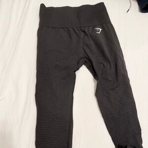 Gymshark Black Perforated Performance Leggings